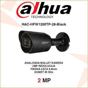 DAHUA CCTV BULLET KAMERA HAC-HFW1200T-A 2MP 2.8mm