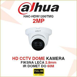 DAHUA CCTV DOME KAMERA HAC-HDW1200TMQ 2MP 2.8mm