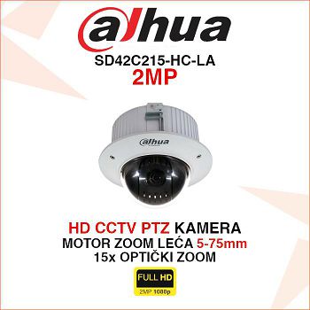 DAHUA CCTV 2MP STARLIGHT PTZ KAMERA SD42C215-HC-LA