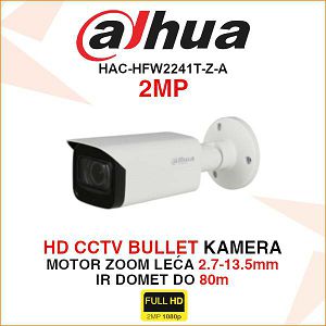 DAHUA CCTV BULLET KAMERA HAC-HFW2241T-Z-A 2MP 2.7-13.5mm