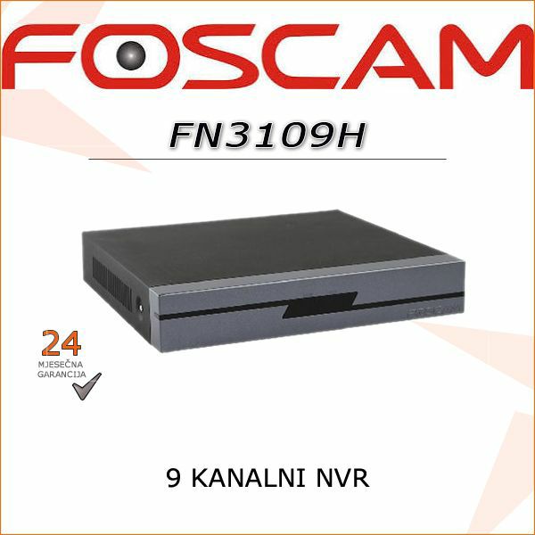 FOSCAM FN3109H 9 KANALNI 1080p NVR SNIMAČ ZA VIDEO NADZOR