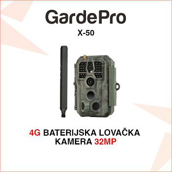 GardePro X50 LOVAČKA BATERIJSKA 4G KAMERA