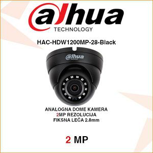 DAHUA CCTV DOME KAMERA HAC-HDW1200MP 2MP 2.8mm