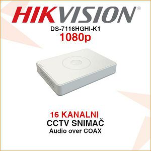 HIKVISION 16 KANALNI 1080p VIDEO SNIMAČ DS-7116HGHI-K1