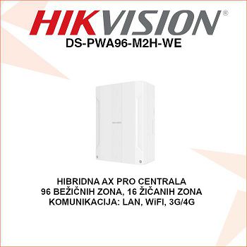 HIKVISION AX PRO HIBRIDNA CENTRALA DS-PWA96-M2H-WE