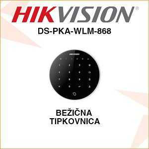 HIKVISION BEŽIČNA TIPKOVNICA - CRNA DS-PKA-WLM-868