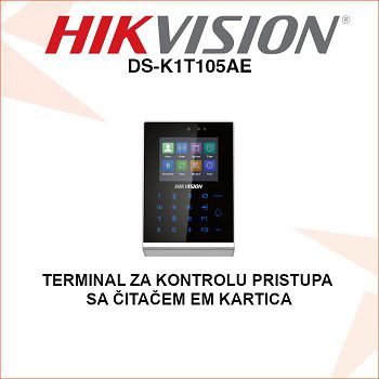 HIKVISION TERMINAL ZA KONTROLU PRISTUPA SA ČITAČEM EM KARTICA DS-K1T105AE