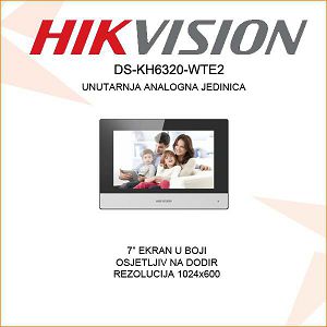 HIKVISION UNUTARNJA PORTAFONSKA JEDINICA DS-KH6320-WTE2
