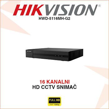 HIKVISION 16 KANALNI FULL HD DIGITALNI VIDEO SNIMAČ HWD-5116M