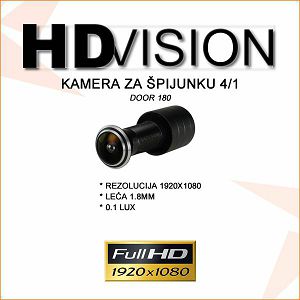 KAMERA ZA ŠPIJUNKU FULL HD 1080P 4u1