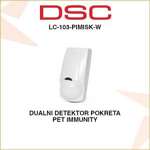 DSC DUALNI DETEKTOR POKRETA LC-103-PIMISK-W