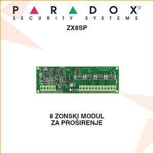 PARADOX 8 ZONSKI MODUL ZA PROŠIRENJE ZX8SP
