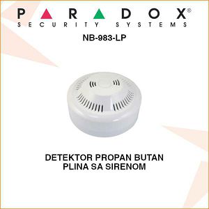 PARADOX DETEKTOR PROPAN BUTAN PLINA SA SIRENOM NB-983-LP