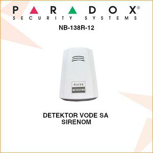 PARADOX DETEKTOR VODE SA UGRAĐENOM SIRENOM NB-138R-12