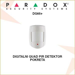 PARADOX DIGITALNI QUAD PIR DETEKTOR POKRETA DG65+