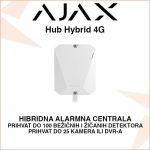 AJAX FIBRA HUB HYBRID 4G - HIBRIDNA ALARMNA CENTRALA