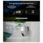 HDVISION BATERIJSKA AI WIFI ROTACIJSKA KAMERA I SOLARNI PANEL CQ1 - Slika 3