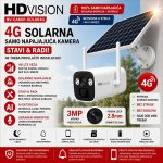HDVISION 4G BEŽIČNA AI KAMERA SA SOLARNIM PANELOM NV-CAM01-SOLAR4G