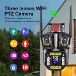 HDVISION 6MP BEŽIČNA WIFI ROTACIJSKA KAMERA S 3 LEĆE HDV-ASIH-PT3 - Slika 2