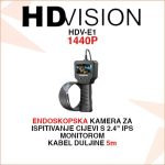 HDVISION ENDOSKOPSKA KAMERA ZA ISPITIVANJE CIJEVI HDV-E1