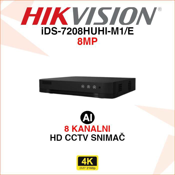 hikvision-8-kanalni-4k-acusense-video-snimac-ids-7208huhi-m1-ids-7208huhi-m1e_7208 HIKVISION 8 KANALNI 4K ACUSENSE VIDEO SNIMAČ iDS-7208HUHI-M1/E - Slika 1