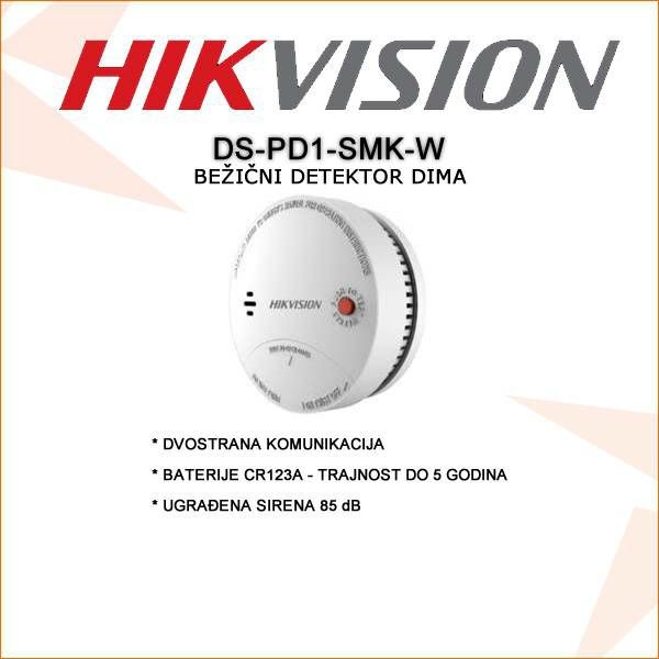 hikvision-detektor-dima-ds-pd1-smk-w_1 HIKVISION BEŽIČNI DETEKTOR DIMA DS-PD1-SMK-W - Slika 1