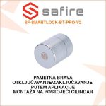 SAFIRE PAMETNA BRAVA ZA POSTOJEĆI CILINDAR SF-SMARTLOCK-BT-PRO-V2